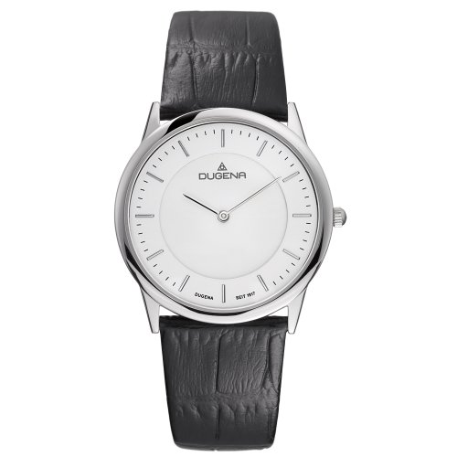 DUGENA CLASSIC Herrenuhr Quarzuhr mit Lederband  4460344