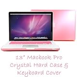 GMYLE (TM) Pink Crystal Hard Shell Case Skin for Macbook Pro 13 Inches 13
