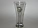 PITTSBURGH PENGUINS 12 oz. Flared Logo Bottoms Up PILSNER BEER GLASS