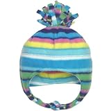 The Children's Place Girls Striped Glacier Fleece Hat Sizes 6m - 4t