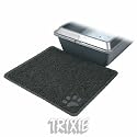 Trixie 40381 Vorleger f&uuml;r Katzentoiletten, PVC, 45 &times; 37 cm, anthrazit