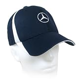 Mercedes-Benz Navy & White Men's Flexfit Cap