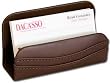Chocolate Brown Leather Business Card Holder