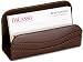 Chocolate Brown Leather Business Card Holder