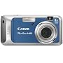 Canon Powershot A460 Point & Shoot Digital Camera Kit, 5.0 Megapixel, 4x Optical, 4x Digital Zoom, 2.0" LCD Screen - Blue