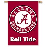 NCAA Alabama Crimson Tide 2-Sided 28-by-40 inch House Banner with Pole Sleeve