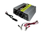 Pro User 16592 Spannungswandler 600 W, 12 auf 230 V, mit 2 Steckdosen