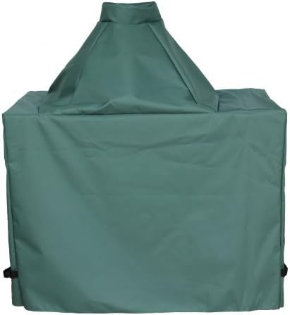 Cowley Canyon Brand Large Ceramic Egg Type Kamado Compact Table Cover, 42"L-27"W-31"H. Fits Large Big Green Egg, Kamado Joe Classic and others