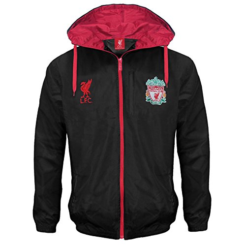 Liverpool Football Club Official Soccer Gift Mens Shower Jacket Windbreaker