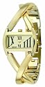 Ladies DKNY IP Twist Bracelet Watch With Gold Dial