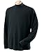 DJ MENS SUEDED MOCK TURTLENECK (BLACK) (S)