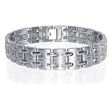 New Stainless Steel Mens Magnetic Therapy Bracelet 8.5 by Games & Gadgets