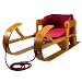 Lucky Bums Heirloom Collection Wooden Baby Boggan Sled