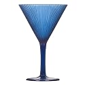 Acrylic Martini Glass Set of 8 - Riviera Blue