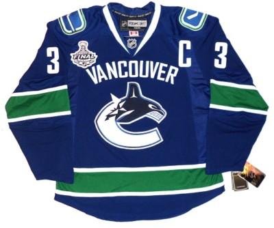 Henrik Sedin Vancouver Canucks Cup Rbk Jersey Edge 50 - Large