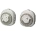 Woods 59419 Lamp and Appliance Timer with 2-Prong Outlet, 24-Hour, 2-Pack