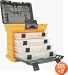 Plano Molding 1364 Stow N Go Tool Box with 4 23650 Series StowAways, Graphite Gray and Sandstone