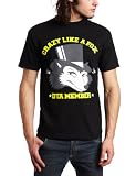 DTA SECURED BY ROGUE STATUS Men's Crazy Like A Fox Shortsleeve Tee