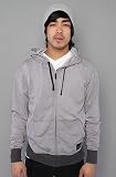 41Nr4YlDnDL. SL160  Nixon The Gas Tank Zip Hood Sweatshirt in Heather Gray hood ,Sweatshirts for Men