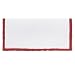 Kitchen & Housewares : Deckle-Edge Place Cards 20 pk. - Crimson/ White