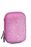 Riva 7023 (PU) Digital Camera Lady Hard Case pink (flowers)