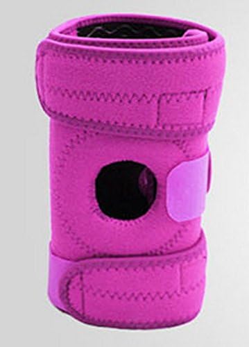 Johnnyhh Breathable Neoprene Knee Support Sleeve - Active Wear, Adjustable Size,One Size fits all,Unisex-Purple
