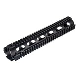 UTG Pro Model 4/15 Rifle Length Quad Rail System, Black