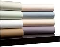 Pinzon 400-Thread-Count 100% Egyptian Cotton Hemstitch Queen Sheet Set, Smokey Blue