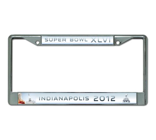 NFL 2012 Super Bowl XLVI in Indianapolis Chrome Frame