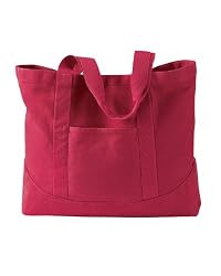 Authentic Pigment - 14 oz. Pigment-Dyed Large Canvas Tote