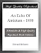 An Echo Of Antietam - 1898