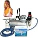 Complete Professional Airbrush Sunless Tanning System with Ocean DHA Solution Sunless Tanning Variety Sampler Pack (4 Different Solutions - 1 Pint Total)