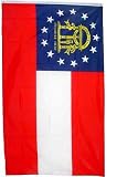 Large New 2x3 Georgia State Flag US USA American Flags
