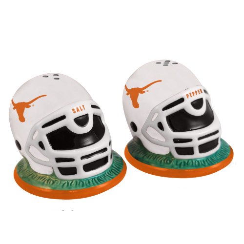 NCAA University of Texas Helmet Salt and Pepper Shakers