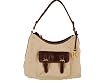 Giani Bernini Carol Linen Leather Trim Hobo