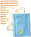 Gerber Unisex-Baby Newborn 3 Pack Neutral Interlock Burp cloths