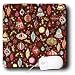 Lee Hiller Designs Holidays Christmas - Retro 50s Colorful Christmas Ornaments and Bells with Holly