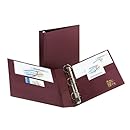 Avery Heavy-Duty Binder with 4-Inch One Touch EZD Ring, Maroon (79364)