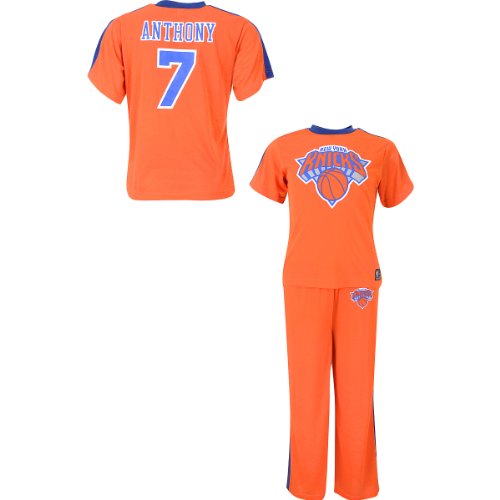 Unk New York Knicks Carmelo Anthony Youth (Sizes 8-20) Pajama Set Extra Large
