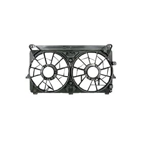 07-10 CHEVY SILVERADO (V8, W/ PERFORMANCE PACKAGE) / 07-10 GMC SIERRA (V8, W/ PERFORMANCE PACKAGE) AC CONDENSER + RADIATOR COOLING FAN SHROUD ONLY 08 09 2007 2008 2009 2010