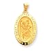 18k Saint Christopher Medal Pendant