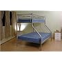 BUNK BED TWIN SLEEPER SILVER METAL