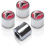 NFL Atlanta Falcons Chrome Finish Tire Stem Valve Caps
