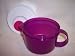 Tupperware CRYSTALWAVE Microwave 16 oz SOUP MUG Bowl New Purple