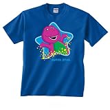 Barney - Clothing - Barney Super Star Blue T-Shirt