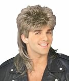 Dishwater Blonde Awesome Mullet Wig