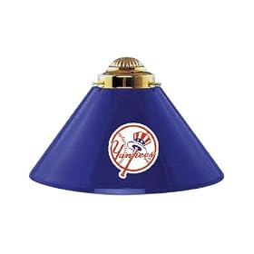 New York Yankees 3pc SWAG METAL SHADE POOL BILLIARD TABLE LAMP LIGHT