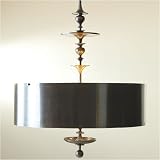Zia Priven Chandelier Turned Pendant Chandelier