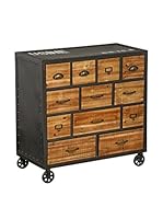 Metal Loft Cómoda Foundry Marrón