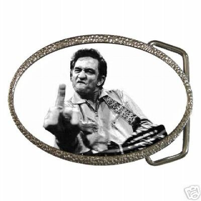 johnny cash Belt Buckle